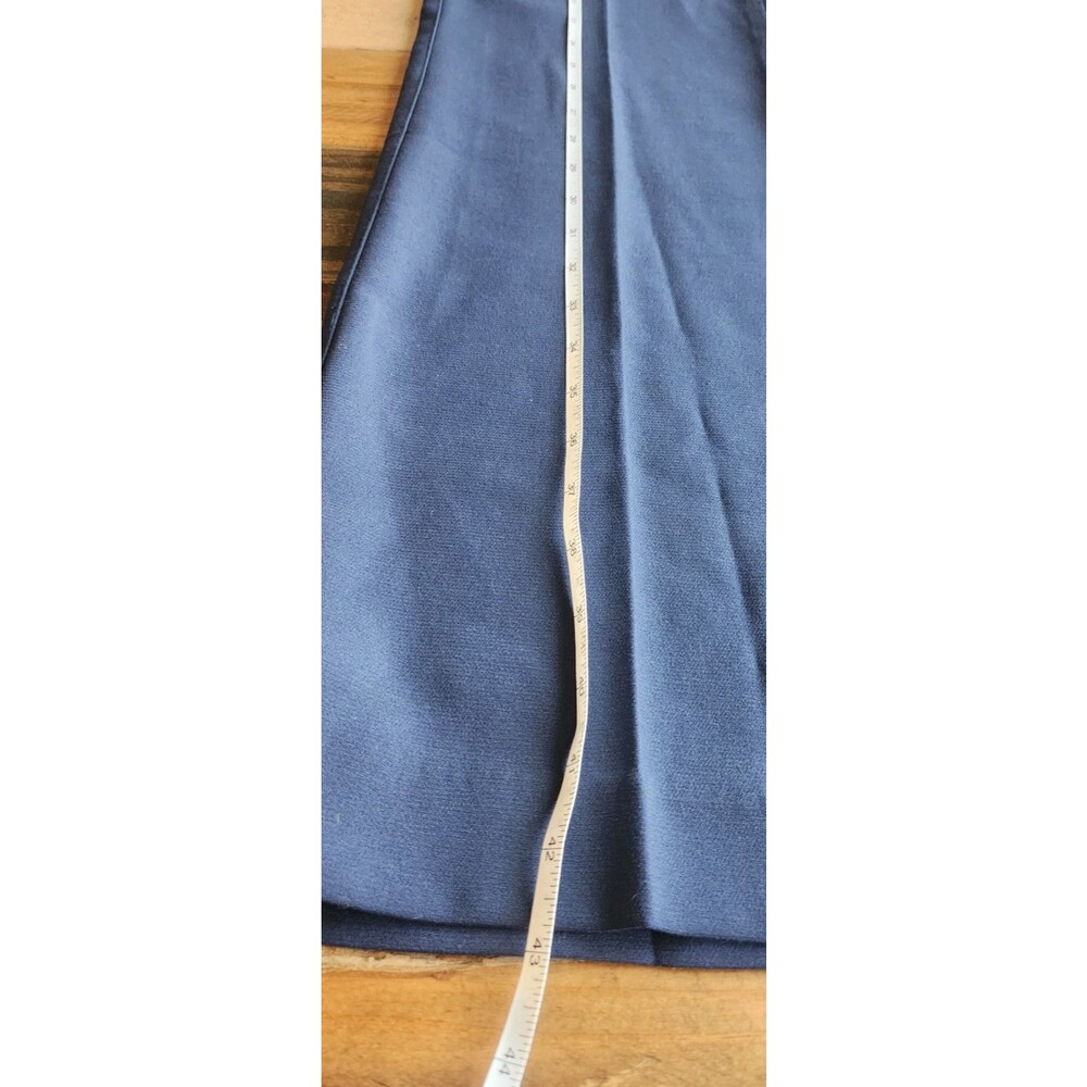 WHBM NWT The Nautical Slim Flare Gold Buttons Navy Blue Sz 8R MSRP $89.00 - Picture 11 of 15